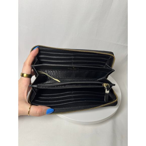 Kate Spade Nylon Backpack & Wallet Set Black Gold Zip WKRU4717 main image 5
